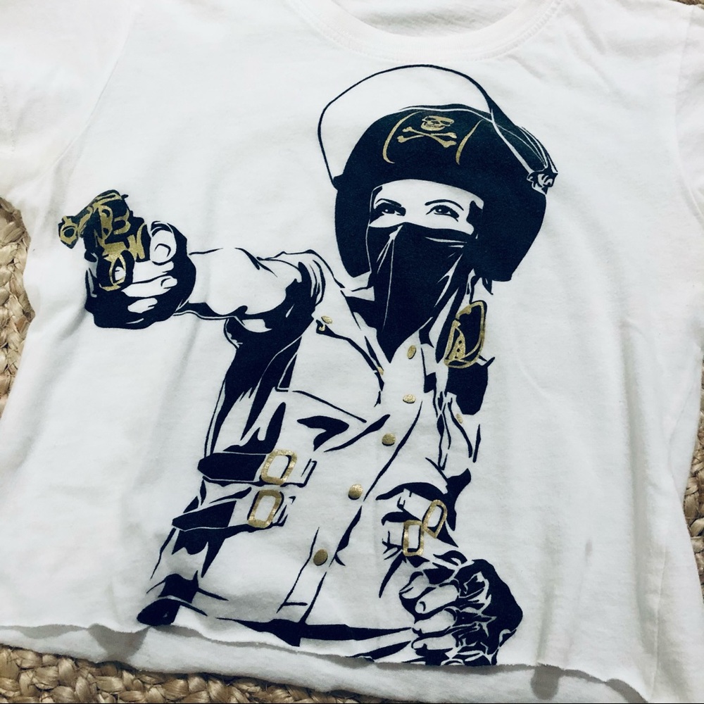 Tank Theory vintage T-shirt pandemic mask riot - Picture 2 of 4